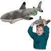 EcoBuddiez - Squalo Pinna Nera di Deluxebase. Morbido peluche di 44cm realizzato con bottiglie di plastica riciclate. Adorabile regalo ecologico per bambini e morbido animale giocattolo per neonati.