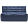 Ethnicraft - Divano 2 posti N701 - Blu - Espanso - Designer Jacques Deneef