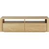 Ethnicraft - Mobile TV Shadow - Legno naturale - Massello di quercia oliato - Designer Alain van Havre