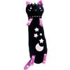 Nice Peluche Momomi Kurai Nana Gatto Nero con Stelle 80 Cm di Nice