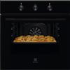 ELECTROLUX KOHHH00BK3 Forno da Incasso Nero Multifunzione Serie 300 Inox 250°C Classe A 58 Litri