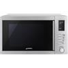 Smeg Forno Smeg MOE25X a Microonde Con Grill da Appoggio in Acciaio Inox Capacità 25 Lt
