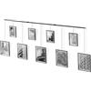 Umbra Exhibit Cornici Stile Galleria, Set di 9 Pezzi, 13x18 cm, 20x25 cm, Nero
