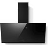 Elica Cappa Cucina Aspirante a Parete Larghezza 80 cm Classe A colore Nero - PRF0196641 Just Dry BL/A/80