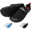 Cressi Geko Shoes Black/Red 43 - Scarpa da Scoglio Unisex Ideale per Un'Esperienza Immersiva nell'Ambiente Acquatico con Una Connessione Diretta al Fondale Marino, Nero/Rosso, 43