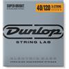 Jim Dunlop DBSBS 40-120 - Corda per basso Super Bright in acciaio inossidabile, misura: light, set da 5
