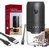 Gaogodot Macinacaffè Elettrico portatile, Piccolo Coffee Grinder Elettrico senza fili con macina conica in ceramica, Macina Caffè Granulometria Regolabile per semi e spezie, Adatto per Casa e Ufficio