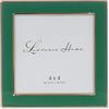 Lawrence Frames Cornice portafoto in metallo e smalto, verde, 4x4