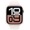 Apple Watch Series 10 GPS 42mm Rose Gold Aluminum Case SB M/L - Light Blush EU