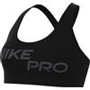 NIKE FN2749-010 W NP DF SWSH LGT SPT GRX Bra Reggiseno Sportivo Donna Black/Anthracite Taglia M