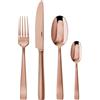 SAMBONET SET POSATE, FLAT RAME PVD MIRROR, Set 24 pezzi