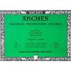 Winsor & Newton Arches Blocco Per Acquerello Incollato 4 Lati (20 Fogli) - Grana Fina - 300 G/Mq - 26X36 cm