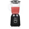 Tristar Frullatore, jarra batidora de cristal de 1 litro, 2 velocidades, función pulso para picar hielo, piezas aptas para lavavajillas, negra, 350 W, Smoothie Maker BL-4482