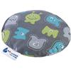 Medi Partners Cuscino termico con noccioli di ciliegia per bambini 180g rotondo 15cm ecologic 100% cotone calore + terapia del freddo (creature)