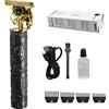 Jomewory Trimmer per Capelli Uomo Elettrico Trimmer Barba Uomo USB Ricaricabile Tagliacapelli Elettrico Senza Fili Trimmer Barba Professionale