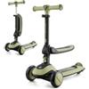 Kinderkraft Monopattino bimbi Kinderkraft KRHALL00GRE0000 HALLEY Cavalcabile 2 in