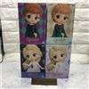 BANPRESTO Q posket Personaggi Disney Frozen 2 Elsa Anna Figure Set di 4 Autentici Qposket