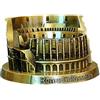 PROW® Metallo Roma Colosseo Modello Retro Bronzo Architettura Fatto a Mano Mestiere Casa Desktop Décor da Collezione Artificiale Mondo Famoso Edifici Scultura