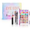 FantasyDay Set di Trucchi, FantasyDay Kit di Bellezza Cosmetici Kit per Occhi, Viso e Labbra - Natale Regalo Xmas Makeup Gift Set con Correttore, Rossetti, Lucidalabbra, Palette Ombretti, Mascara, Trousse, Fard