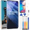 ARSSLY OLED per Huawei P30 PRO Schermo LCD Display Digitizer VOG-L29 VOG-L09 VOG-AL00 Touch Screen Assembly con Riparazione Kit(Nero)