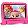 AOCWEI Kids Tablet 7 pollici Android 11 32GB (TF 128GB) | Full HD IPS | Controlli parentali | Educazione dei bambini | WIFI 6 | Bluetooth 5.0 | EVA Shell Tablet, Rosso