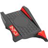 Ricreo Supporto per cellulare Per Alfa Romeo MITO Compatibile sopra portabottiglie alloggio comparto smartphone supporto portatelefono Universale (Rosso)