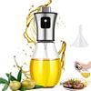 CZAYEFNH Oliera Bottiglie Vetro, Spruzzatore di olio per olio da cucina, spray a basso contenuto calorico 200 ml, spray per vetro per alimenti in acciaio inox per cucinare olio d'oliva