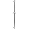 QWORK® Barre de douche 100 cm con supporto soffione doccia regolabile - Acciaio inossidabile SUS 304 - Finitura spazzolata - Fori di montaggio regolabili