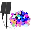 Lumisky Ghirlanda luminosa solare 100 lampadine rotonde multicolore LED BILLY RGB 10,90 m