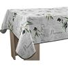 Le linge de Jules Tovaglia antimacchia Provence, rettangolare, 150 x 200 cm, verde, ecru, grigio, nero