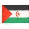 AZ FLAG Bandiera Sahara Occidentale 45x30 cm - Bandierina Sahraui 30x45 cm Cordicelle
