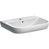 GEBERIT - SMYLE LAVABO MONOFORO 65 CM. IN VETROCHINA BIANCO 500.230.01.1