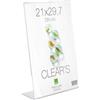 BUBOLA & NAIBO - CORNICE PORTAFOTO CLEAR'S SERIE PHOTOFRAMES IN PLASTICA FORMATO A4 21 X 29,7 CM. VERTICALE PCLEAR01VTMA4