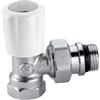 CALEFFI - 401 VALVOLA TERMOSTATIZZABILE A SQUADRA G 3/8 COMPATIBILE CON COMANDI TERMOSTATICI, ELETTROTERMICI ED ELETTRONICI 401302