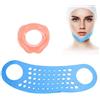 ZJchao Thin Face Bandage - Maschera Viso Snellente, Face Sleeping Lifting Hammock Chin Guancia Più Snella Anti-Rughe in Silicone Lips Ginnico
