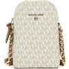 Michael Kors SM NS CHN PHN XBODY, Borsetta Donna, Vanilla/ACRN, S