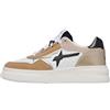 w6yz Xenia W Suede/Micro/Metallic Sand-White-Platinum