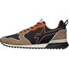 w6yz Jet-M Suede/Nylon/Fabric+Spoiler Taupe-Black-Arancio