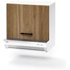 Linea Azzurra Sopracappa 60 con Depuratore Pensile Cucina Sospeso in Legno Made in Italy Mobile H49xL60xP32 Depuratore H15xL60xP48 Facile da Installare