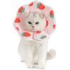 Avont Collare Morbido del Cono di Recupero del Gatto, Regolabile Leggero Gattino Elizabeth Collare per Cani, Collo Donut Stop Licking Scratching Dopo Chirurgia -Fragola(M)