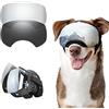 NAMSAN Occhiali da Sole per Cani, Cinturino Regolabile, Protezione UV, Antivento, Anti-Neve, per Cani di Taglia Grande e Media