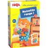 HABA Primi Giochi-Nocciola Range-Gioco da Tavolo per Bambini in Legno-Classifica, Competizione e Memoria-3 giochi-1-3 Giocatori-2 Anni-303470, Colore Colorato, 303470