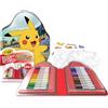 CRAYOLA - Valigetta Colori & Adesivi Pokémon, Set con Pennarelli, Pagine da Colorare, Adesivi, 45 pezzi, Regalo Creativo per Bambini, da 5 anni, 04-0785