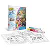CRAYOLA - Color Wonder, Coloring Set Paw Patrol con 18 Pagine da colorare e 4 Pennarelli Senza Macchia, Versione Internazionale, 75-2814