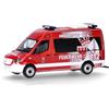 herpa modellino Mercedes-Benz Sprinter 18 Bus tetto alto Vigili del Fuoco Essen, miniatura in scala 1:87, pezzo da collezione, Made in Germany, modello in plastica