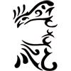 Eulenspiegel - 109069 - Stencil per il disegno degli occhi, ornamento, sagoma per la pittura del viso, adatto per il trucco professionale acquatico, il trucco liquido, i tatuaggi glitterati