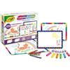 CRAYOLA - Set Lavagnette Bianche Creative, per Colorare e Scrivere, Attività Educativa e Creativa per Bambini con Pennarelli e Cere, dai 5 anni in sù, 04-2947