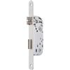 Vachette D23 - Serratura a incastro, reversibile, colore: bianco, certificato NF, livello 2, testa rotonda, asse da 40 mm, per porta di bagno, toilette e W/C
