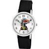 Brecjon Orologio da polso a forma di dinosauro per ragazzi, orologio per bambini, lancette luminose, 5 ATM, impermeabile, Nero , cinghia