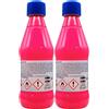 FEI FAN Avio SOLVENTE SMACCHIATORE, Dotato Di Un Notevole Potere Solvente Per Oli e Unto. Prodotto Di Normale Impiego Per La Pulizia Di Tessuti, Plastica e Gomma. Flacone Rosa 375ml (2 Flaconi)